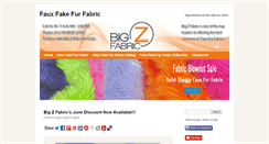 Desktop Screenshot of fauxfakefurfabric.com